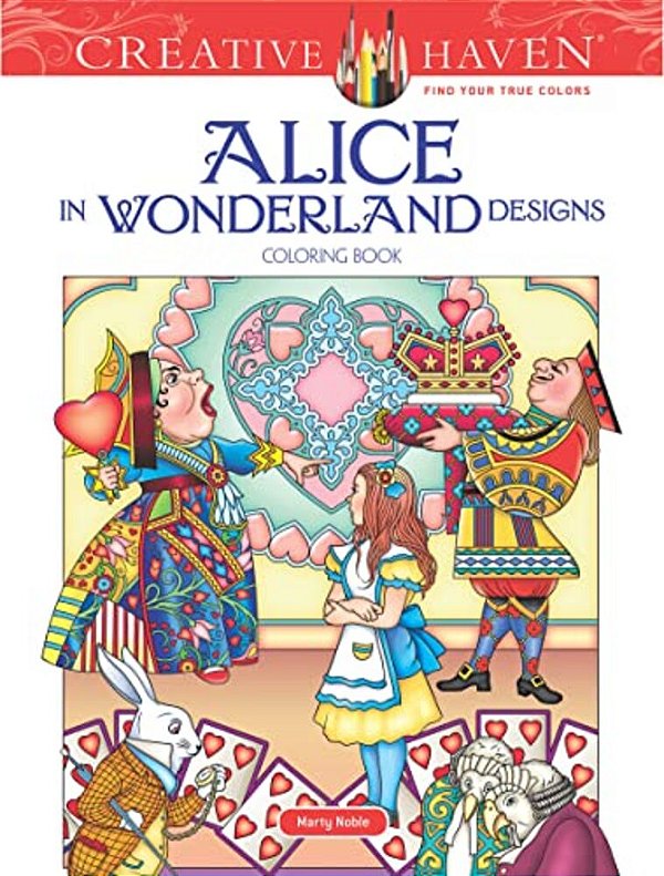 Creative Haven Alice In Wonderland Designs Coloring Book-..