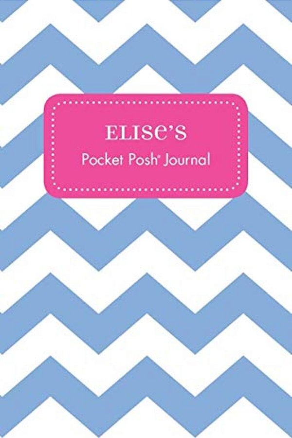 Elise's Pocket Posh Journal, Chevron-..