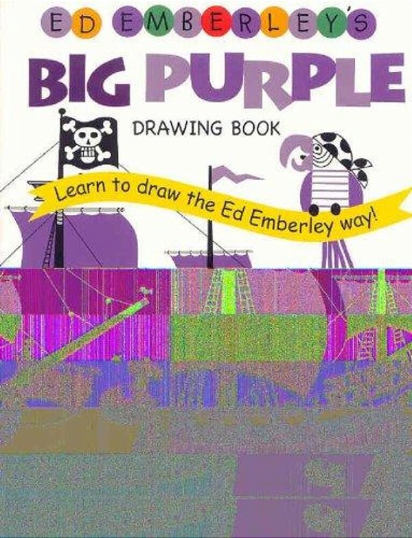 Ed Emberley's Big Purple Drawing Book-..