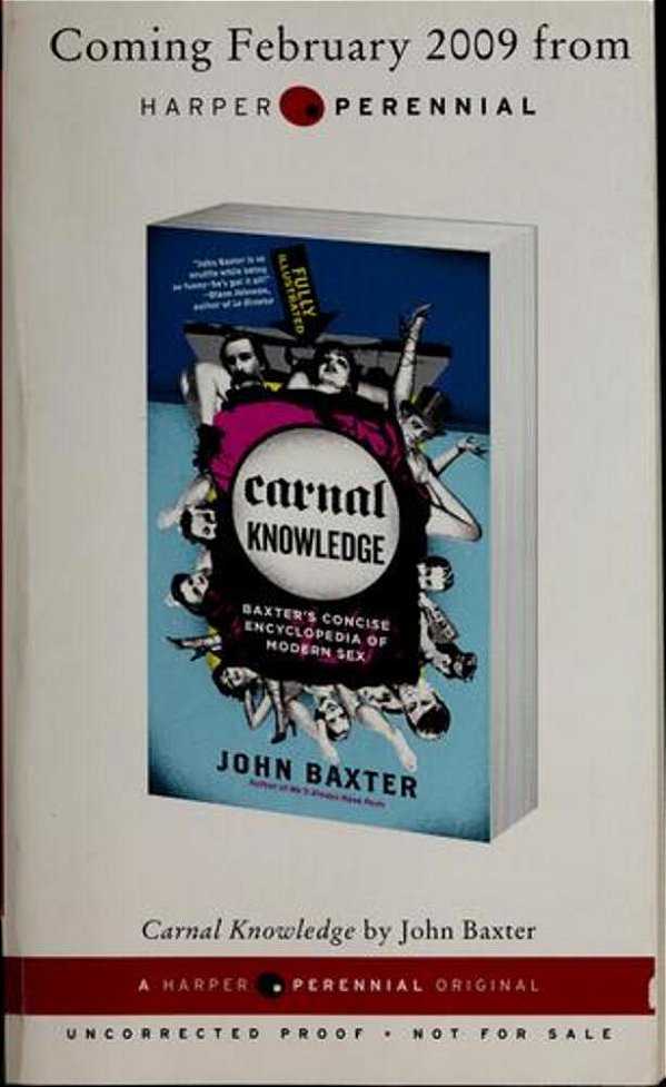 Carnal Knowledge: Baxter's Concise Encyclopedia Of Modern Sex-..