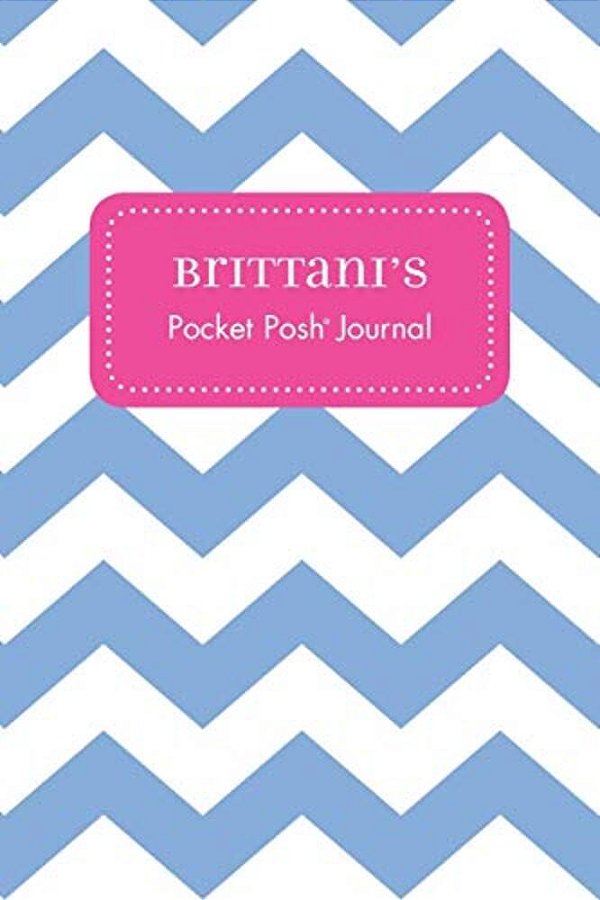 Brittani's Pocket Posh Journal, Chevron-..