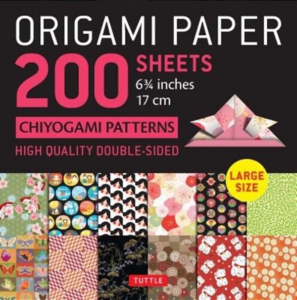 Origami Paper 200 Sheets Chiyogami Patterns 6 3/4 (17Cm): Tuttle Origami Paper: Double-Sided Origami Sheets With 12 Different Patterns (Instructions F-..