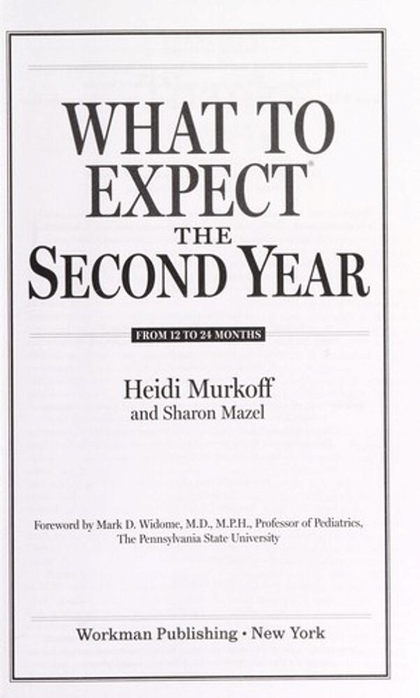 What To Expect The Second Year: From 12 To 24 Months-..