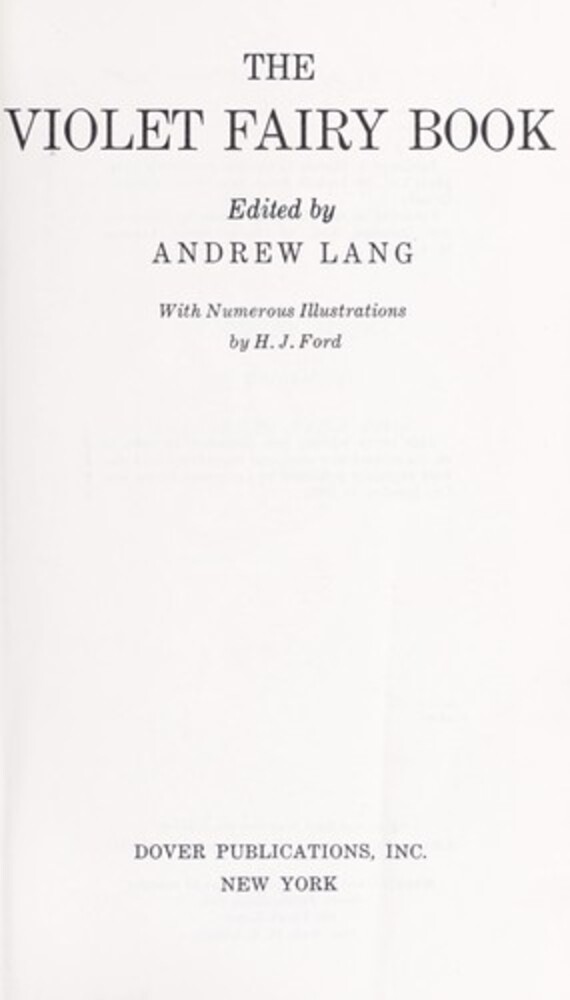 The Violet Fairy Book-..