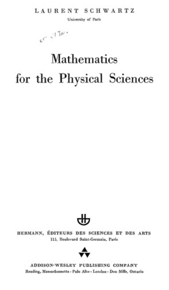 Mathematics For The Physical Sciences-..