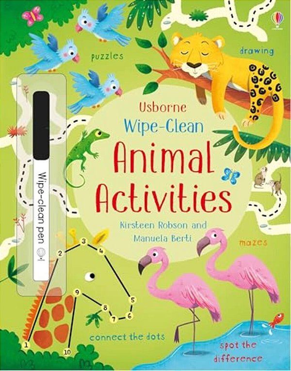 Wipe-Clean Animal Activities-..