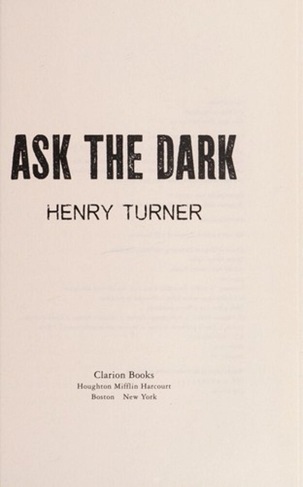 Ask The Dark-..