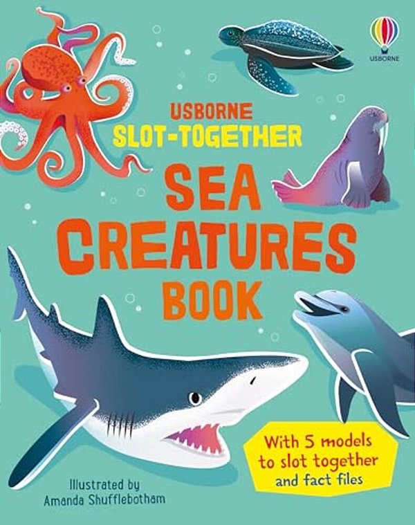 Slot-Together Sea Creatures Book-..