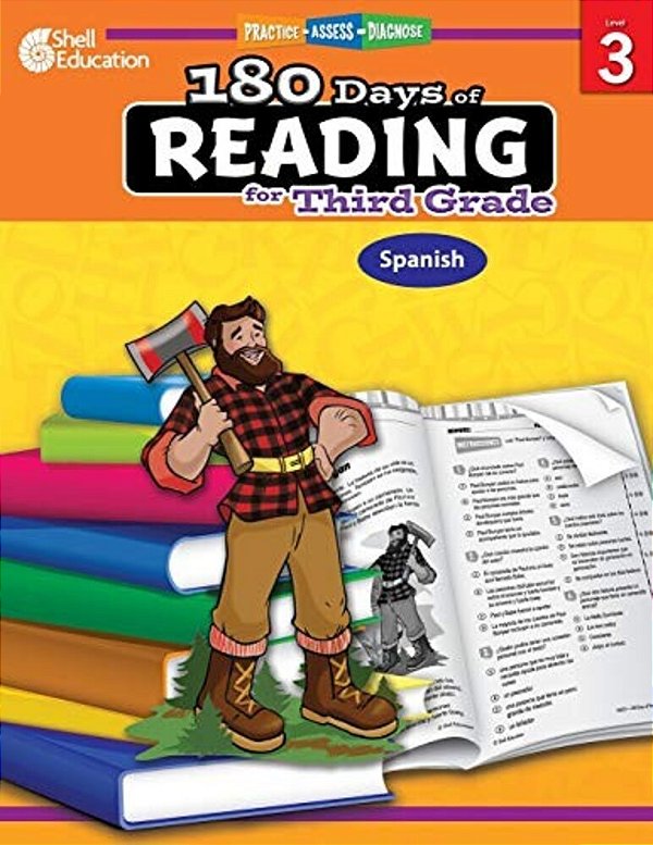 180 Days(tm) Reading For Third Grade: Practice, Assess, Diagnose-..