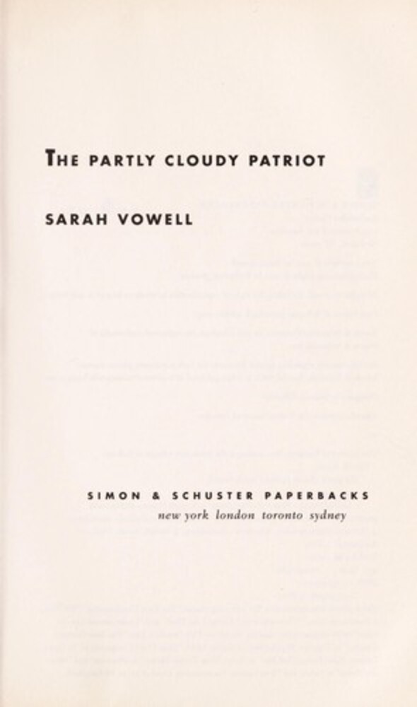 The Partly Cloudy Patriot-..
