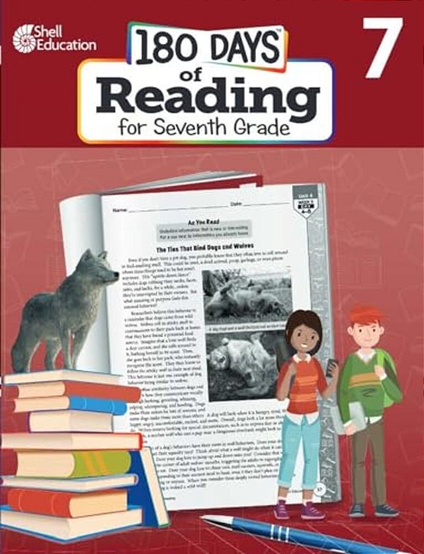 180 Days(tm) Reading For Seventh Grade: Practice, Assess, Diagnose-..