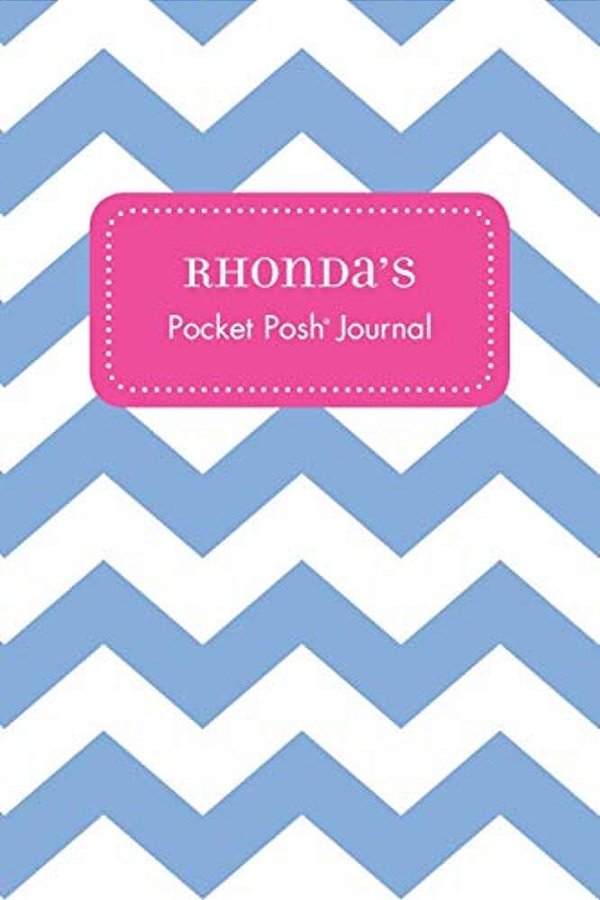 Rhonda's Pocket Posh Journal, Chevron-..
