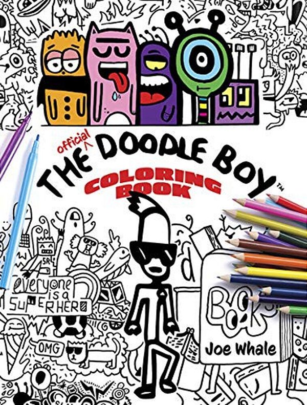 The Official Doodle Boy Coloring Book-..
