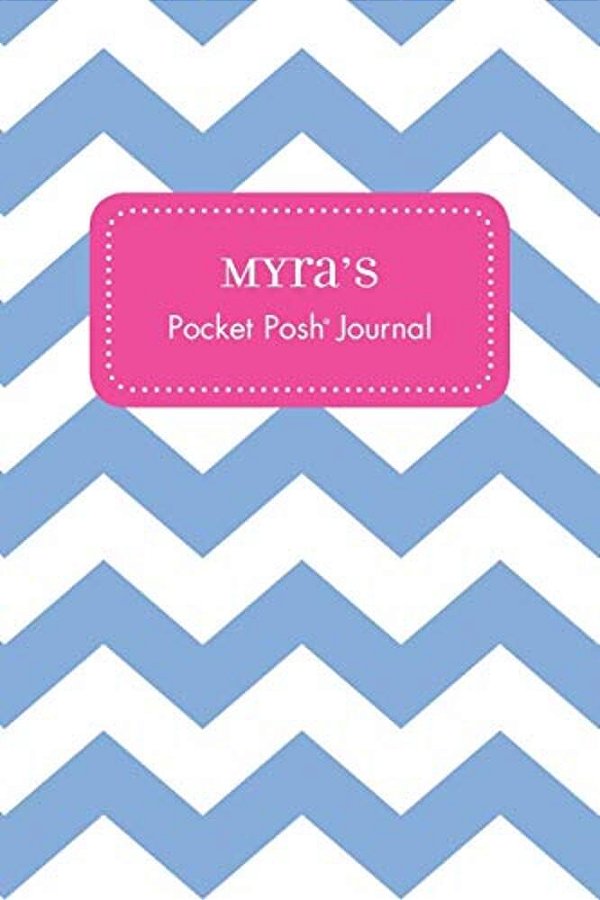 Myra's Pocket Posh Journal, Chevron-..