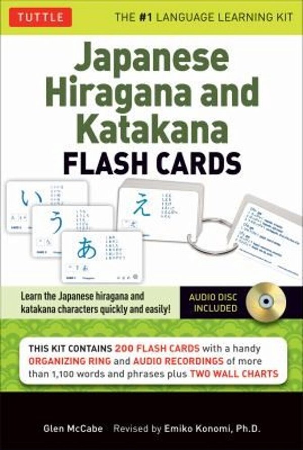 Japanese Hiragana And Katakana Flash Cards Kit: Learn The Two Japanese Alphabets Quickly & Easily With This Japanese Flash Cards Kit (Online Audio Inc-..