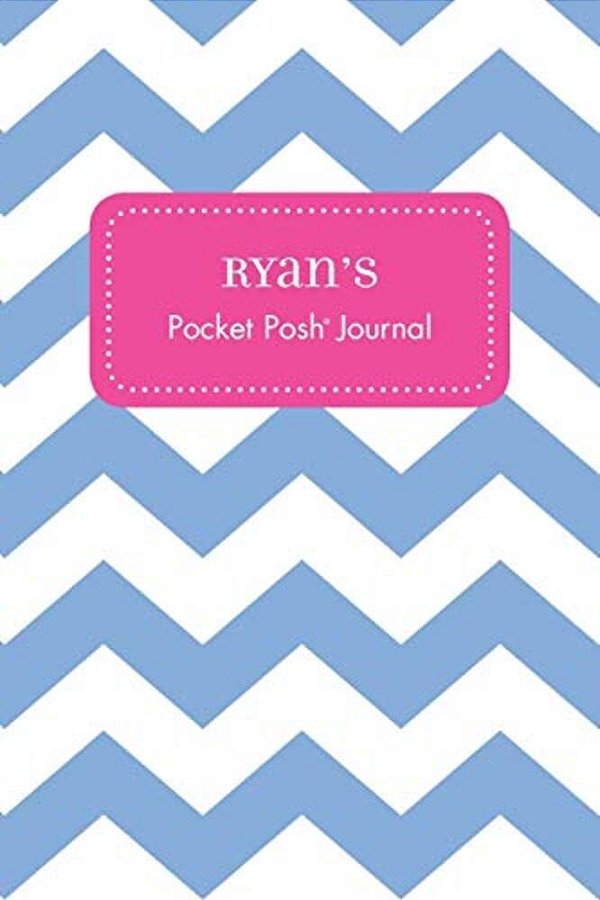 Ryan's Pocket Posh Journal, Chevron-..