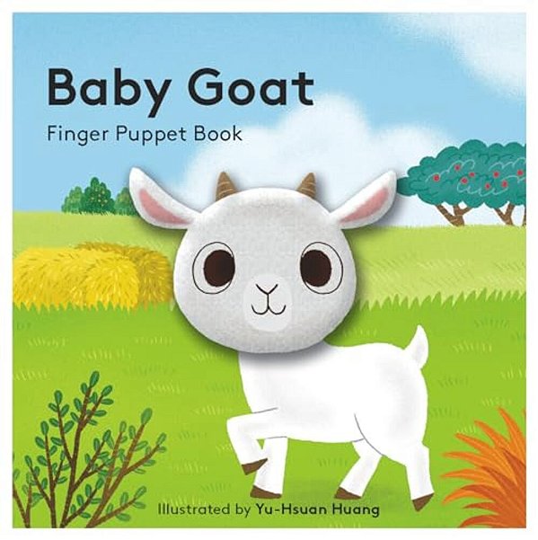 Baby Goat: Finger Puppet Book: (Best Baby Book For Newborns, Board Book With Plush Animal)-..