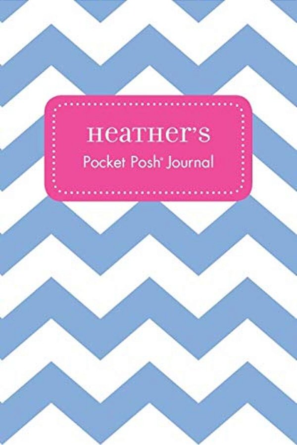 Heather's Pocket Posh Journal, Chevron-..