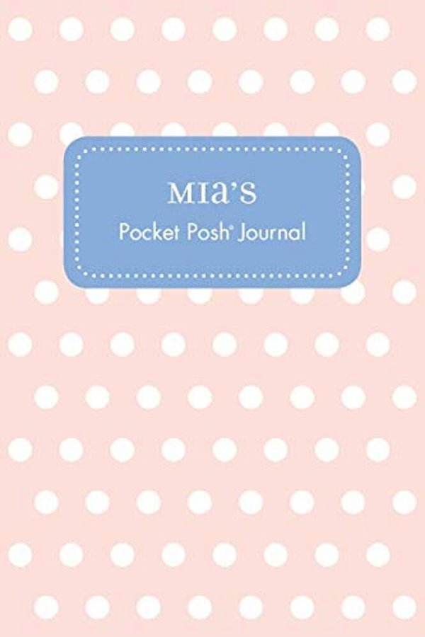 Mia's Pocket Posh Journal, Polka Dot-..