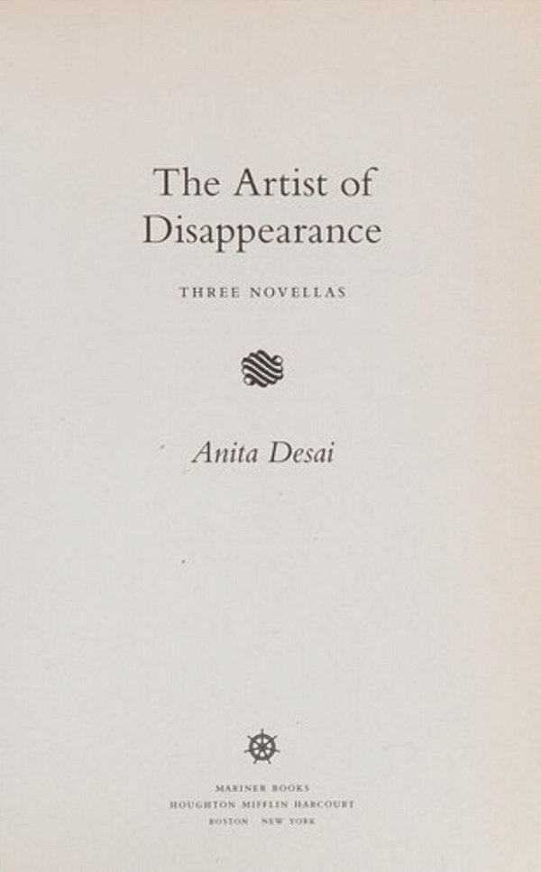 The Artist Of Disappearance-..