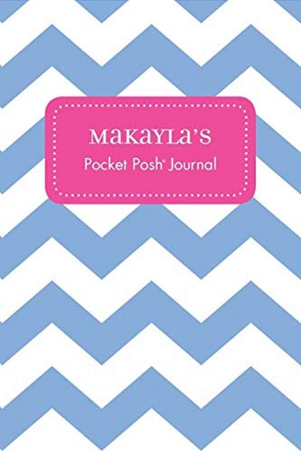 Makayla's Pocket Posh Journal, Chevron-..