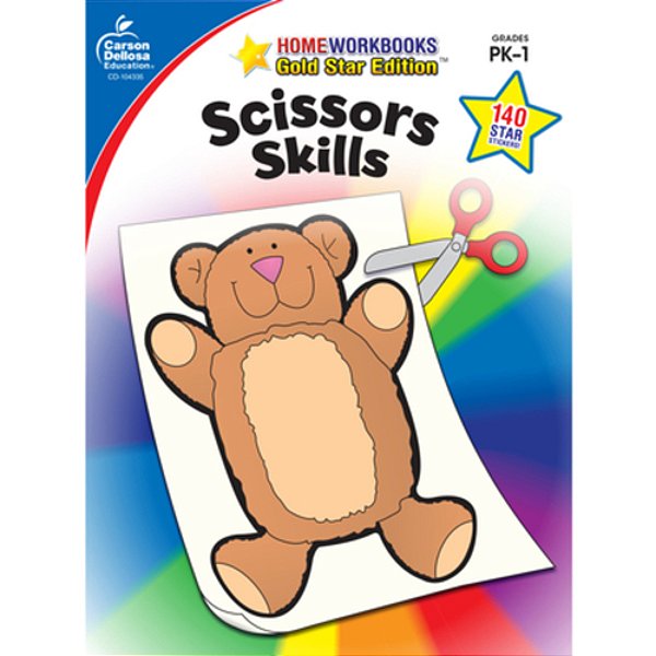 Scissors Skills, Grades Pk - 1: Gold Star Edition Volume 17-..