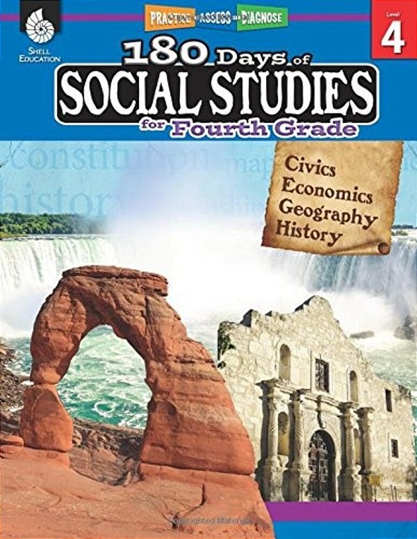 180 Days(tm) Social Studies For Fourth Grade: Practice, Assess, Diagnose-..