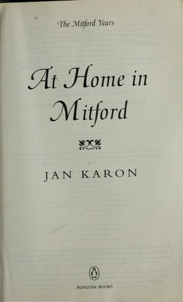 At Home In Mitford-..