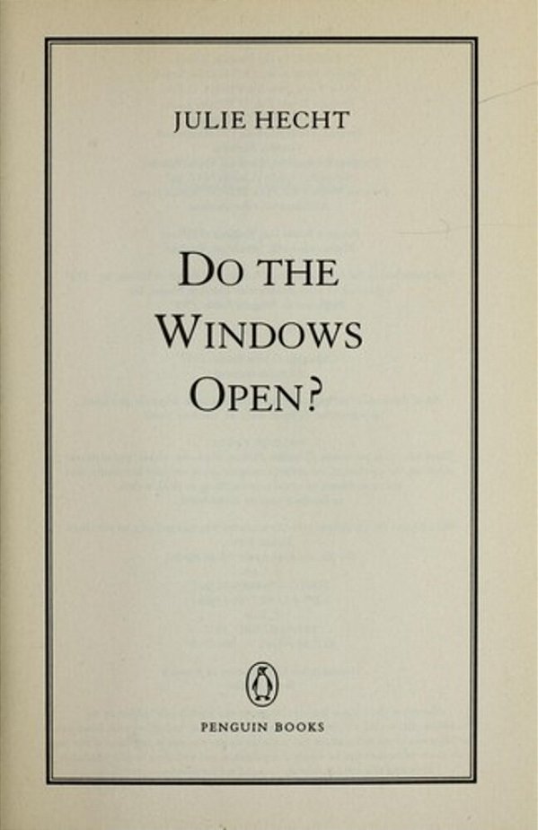 Do The Windows Open?-..