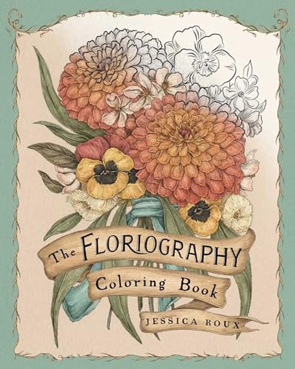 Floriography Coloring Book-..