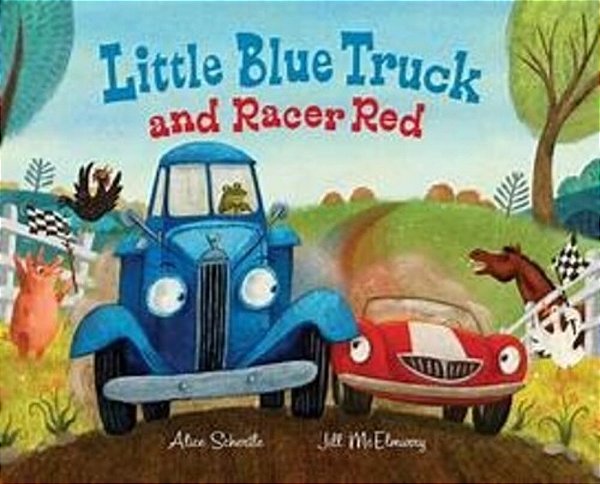 Little Blue Truck And Racer Red-..