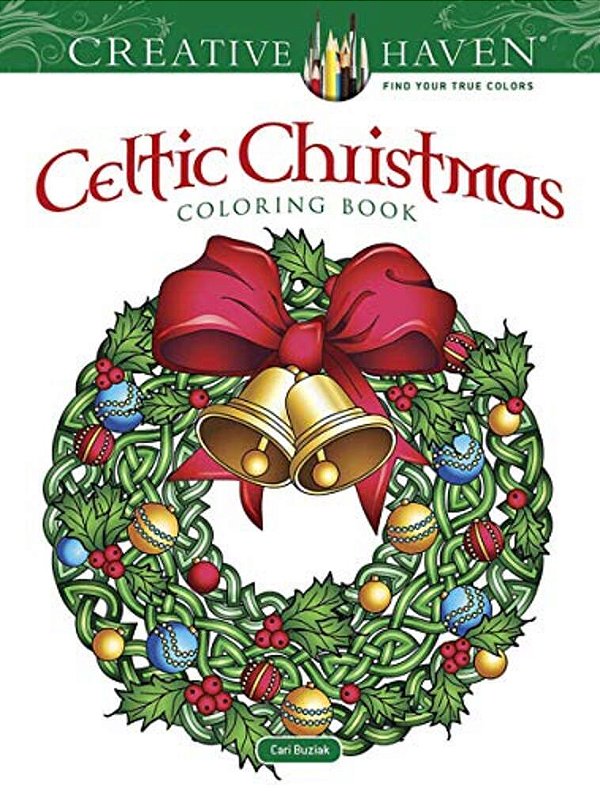 Creative Haven Celtic Christmas Coloring Book-..
