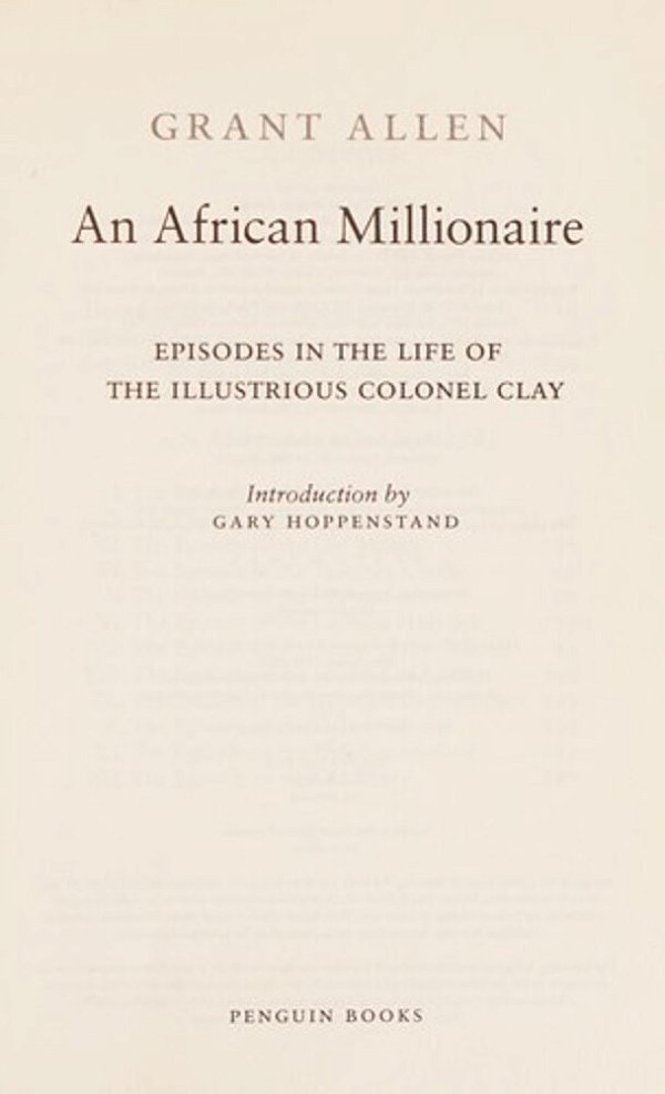 An African Millionaire-..