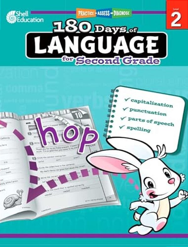 180 Days(tm) Language For Second Grade: Practice, Assess, Diagnose-..