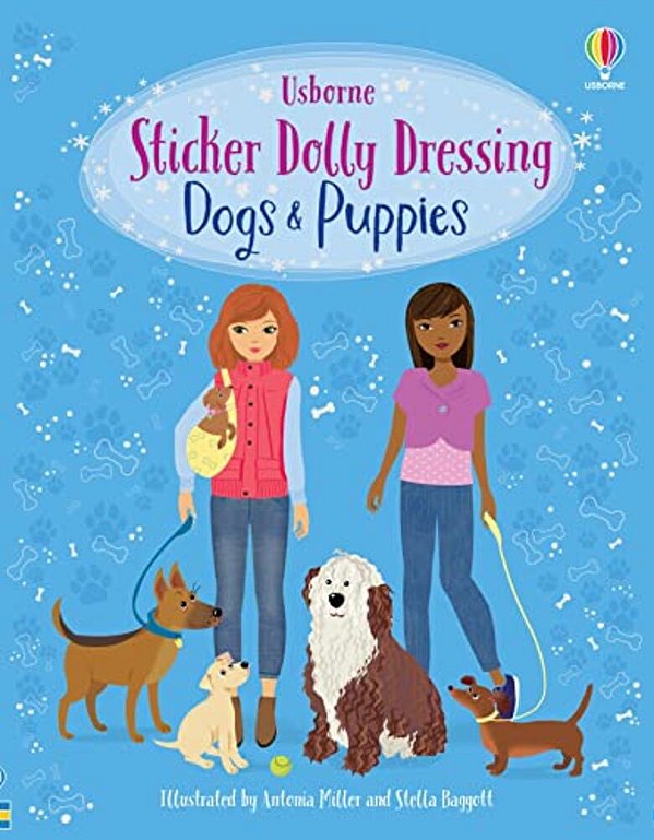 Sticker Dolly Dressing Dogs And Puppies-..