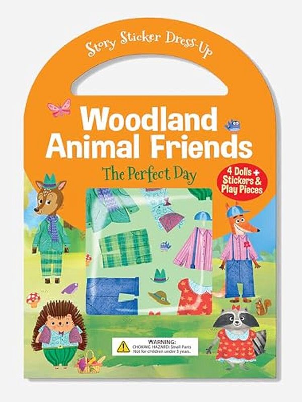 Woodland Animal Friends: The Perfect Day: Story Sticker Dress-Up-..