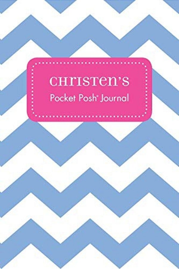Christen's Pocket Posh Journal, Chevron-..