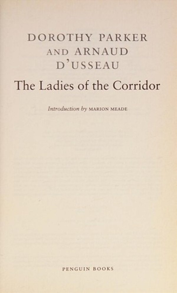 The Ladies Of The Corridor-..