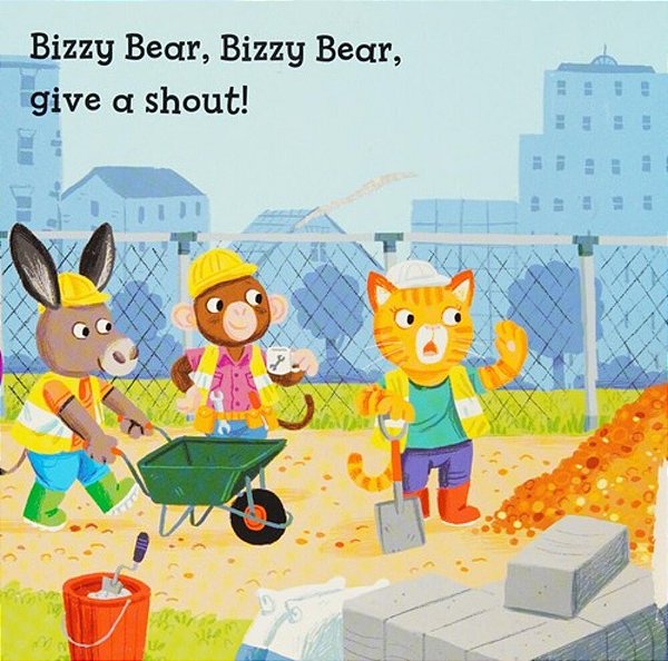 Bizzy Bear: Let's Get To Work!: (Interactive Board Book About A Job Site Including Trucks And Construction Vehicles For Toddlers - With Sturdy Tabs An-..