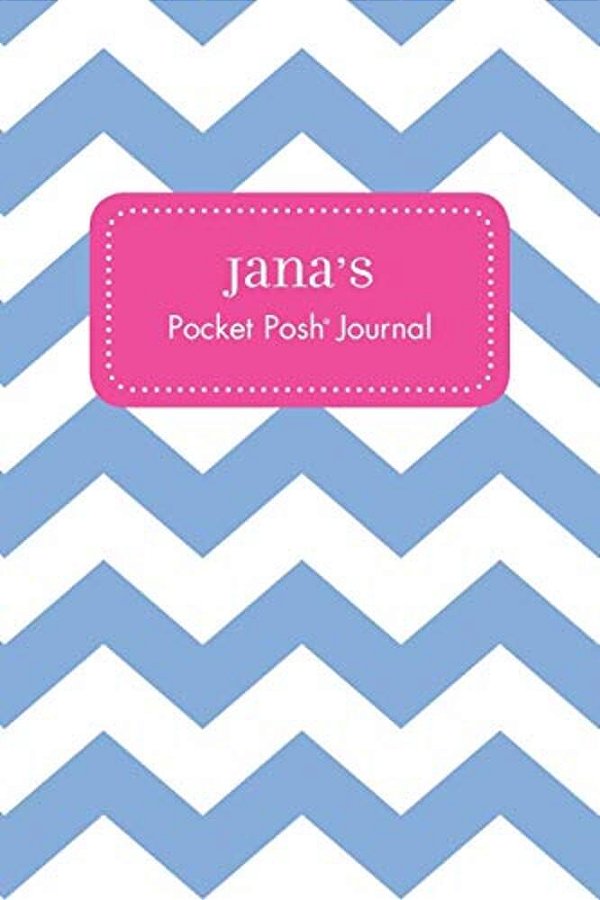 Jana's Pocket Posh Journal, Chevron-..