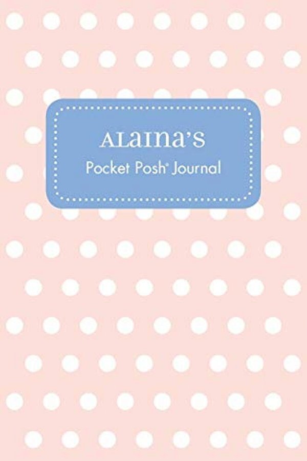 Alaina's Pocket Posh Journal, Polka Dot-..