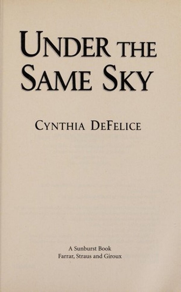 Under The Same Sky-..