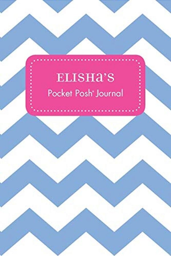 Elisha's Pocket Posh Journal, Chevron-..