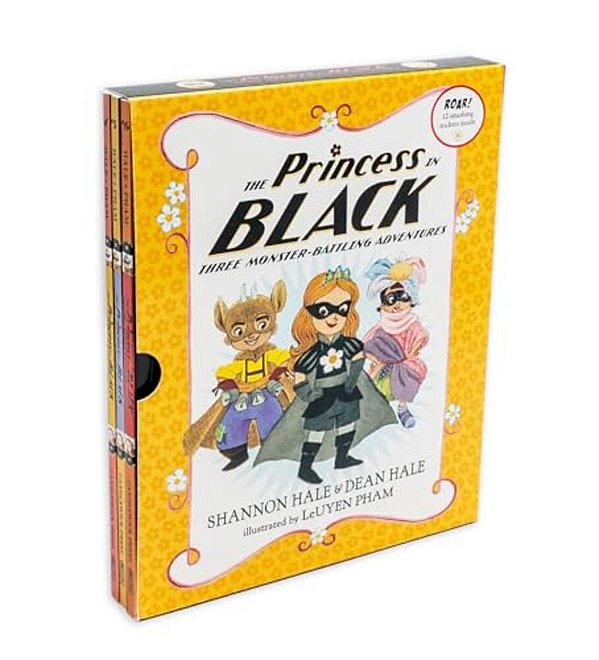 The Princess In Black: Three Monster-Battling Adventures: Books 4-6 (Box Set Of Early Chapter Books About Funny Hero Adventures)-..