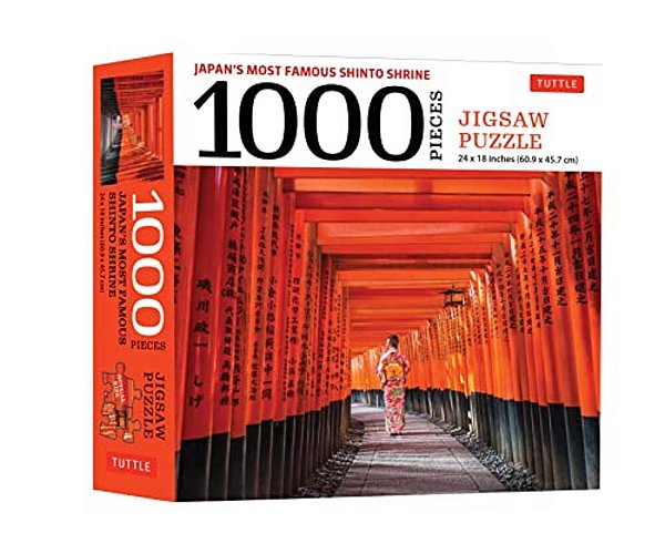 Japan's Most Famous Shinto Shrine - 1000 Piece Jigsaw Puzzle: Fushimi Inari Shrine In Kyoto: Finished Size 24 X 18 Inches (61 X 46 Cm)-..