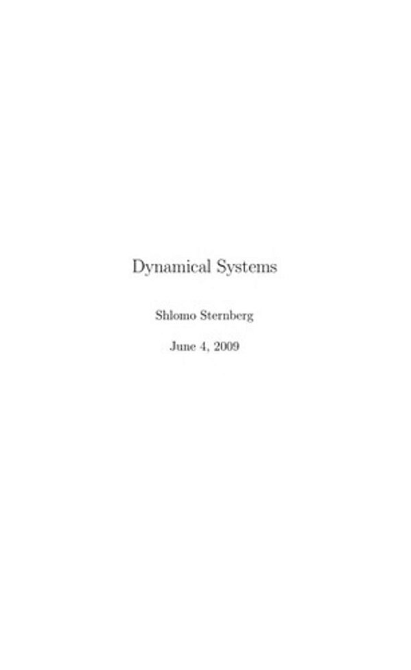 Dynamical Systems-..