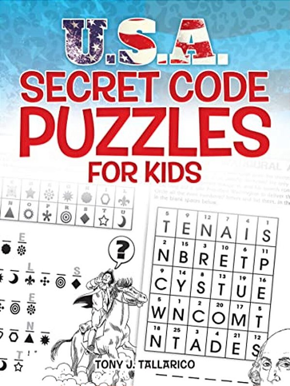 U. S. A. Secret Code Puzzles For Kids-..