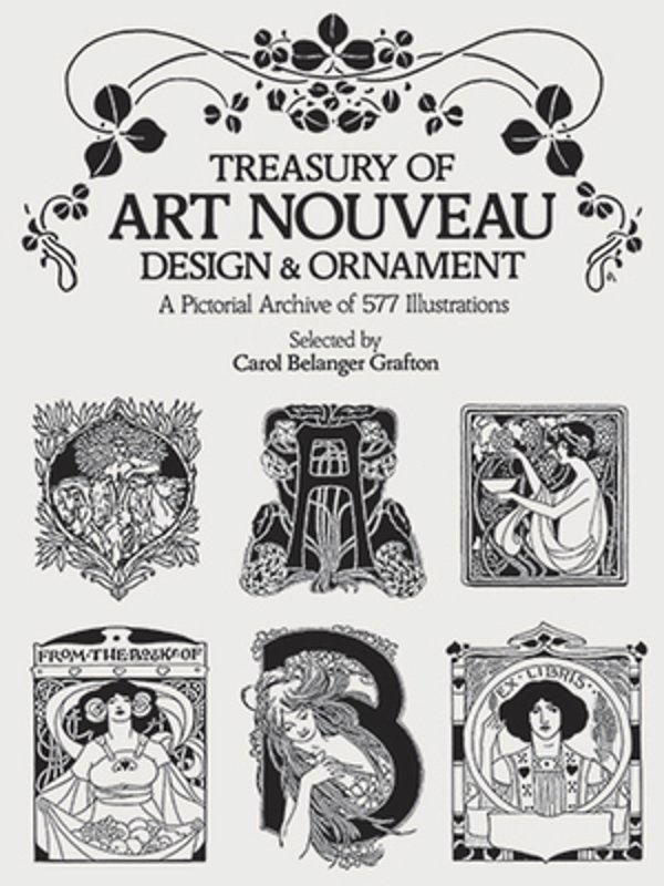 Treasury Of Art Nouveau Design & Ornament-..