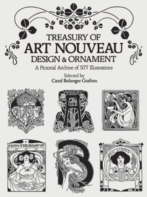 Treasury Of Art Nouveau Design & Ornament-..