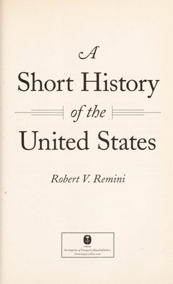 A Short History Of The United States-..